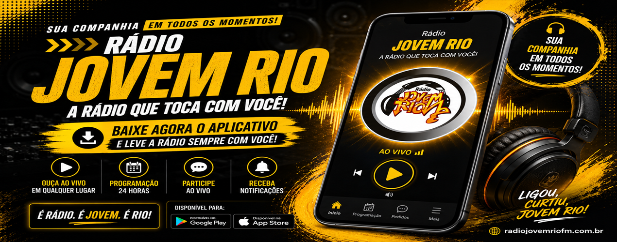 Baixe o aplicativo da Rádio Jovem Rio